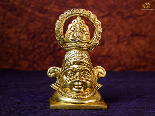 Pure Brass Khatushyam Idol - 6"Inch Tall