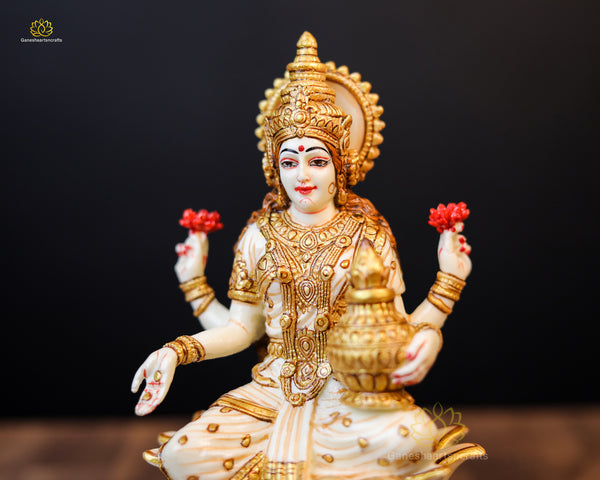 Lakshmi Statue | Goddess of health | wealth | prosperity | Hindu Goddess | vishnu wife statue | Goddess of Good Fortune | Fertility | 7Inch