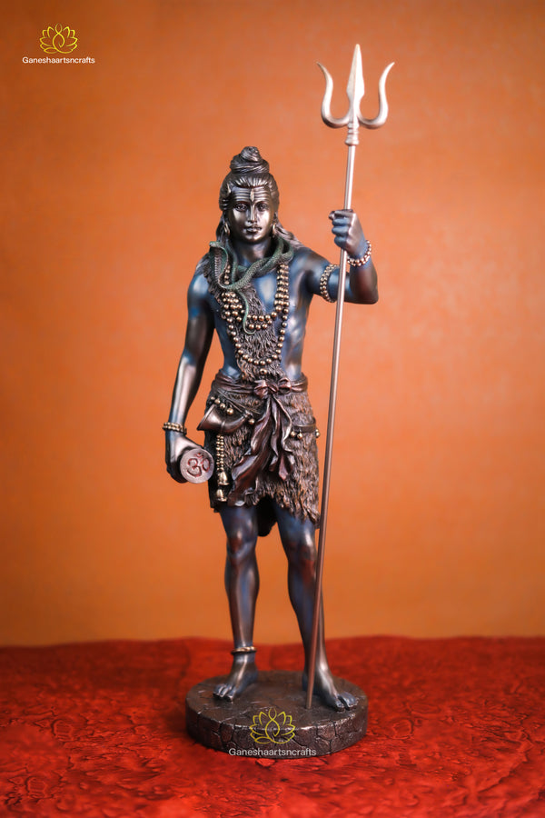 Lord Shiva Statue | Standing 20 Inch Shiva Idol | Bholenath Murti |Shiv Sambhu | Mahadeva |