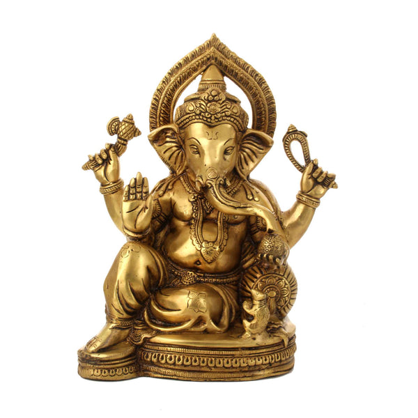 Lord Ganapati Idol Brass Ganesh Statue God Of New Beginning