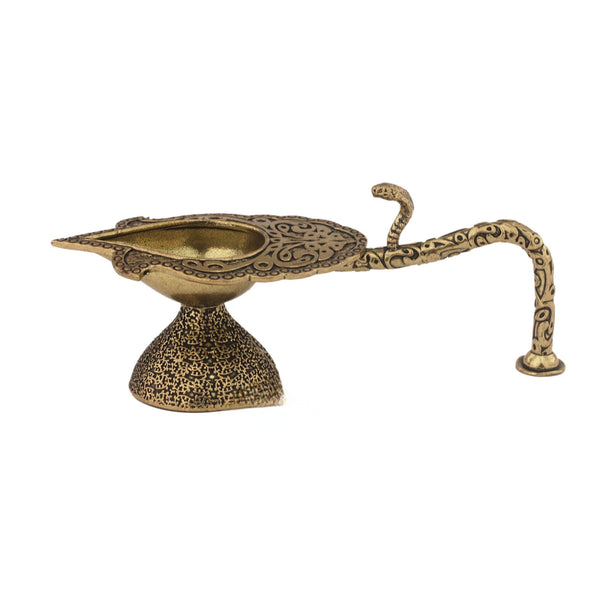 Brass Deepak (Diya) With Fine Intricate Detailing